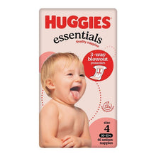 Huggies Essentials Nappies Size 4 (10- 15kg) 46 Pack