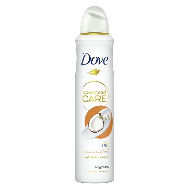 Dove Women Advanced Care Antiperspirant Aerosol Coconut & Jasmine Flower 250ml