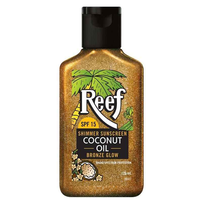 Reef Coconut Shimmer Oil Bronze Glow SPF15 125ml