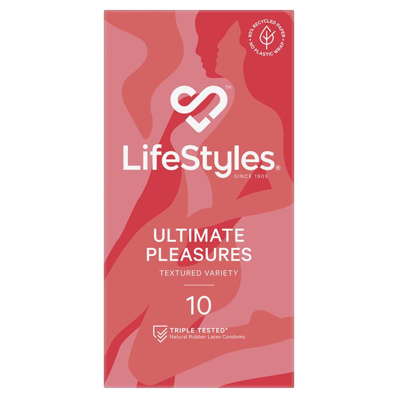 Lifestyles Ultimate Pleasures Condoms 10 Pack