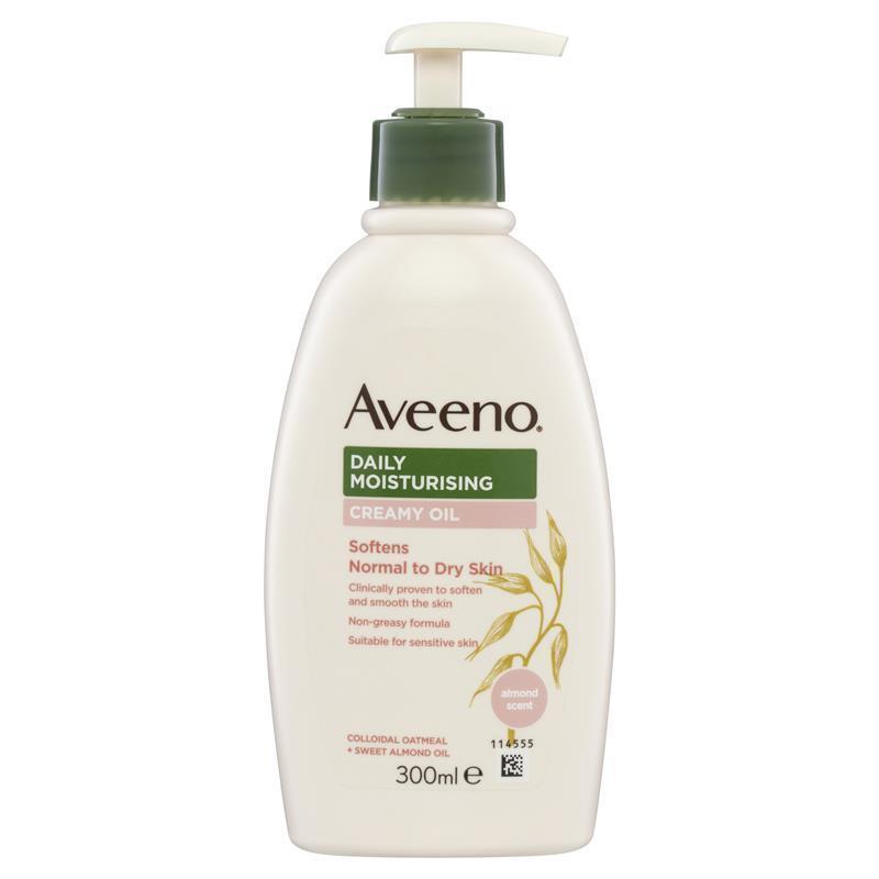 Aveeno Daily Moisturising Creamy Oil Almond Scent Body Lotion 300ml