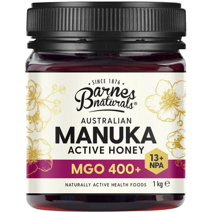 Barnes Naturals Australian Manuka Honey 1kg MGO 400+