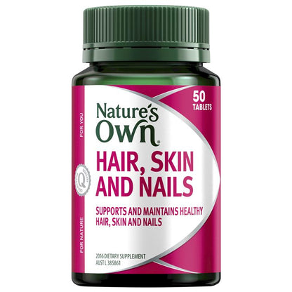 Nature's Own Hair Skin & Nails 50 Tablets - GimmeNow