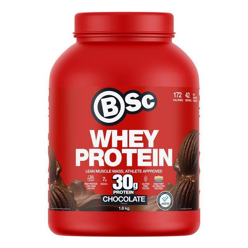 BSc Whey Protein Chocolate 1.8kg Tub