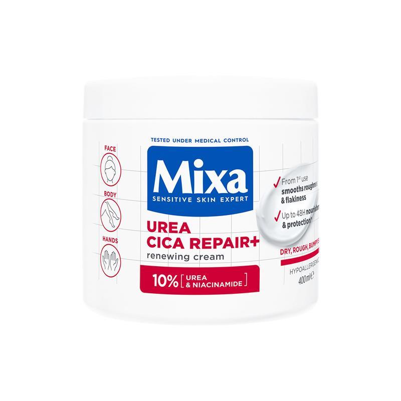 Mixa Urea Cica Repair+ Renewing Cream 400ml - GimmeNow