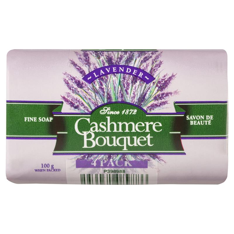 Cashmere Bouquet Soap Lavender 4 x 100g - GimmeNow