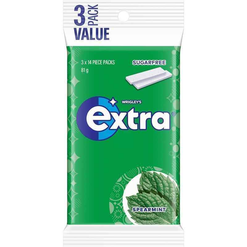Extra Spearmint Envelope 3pk