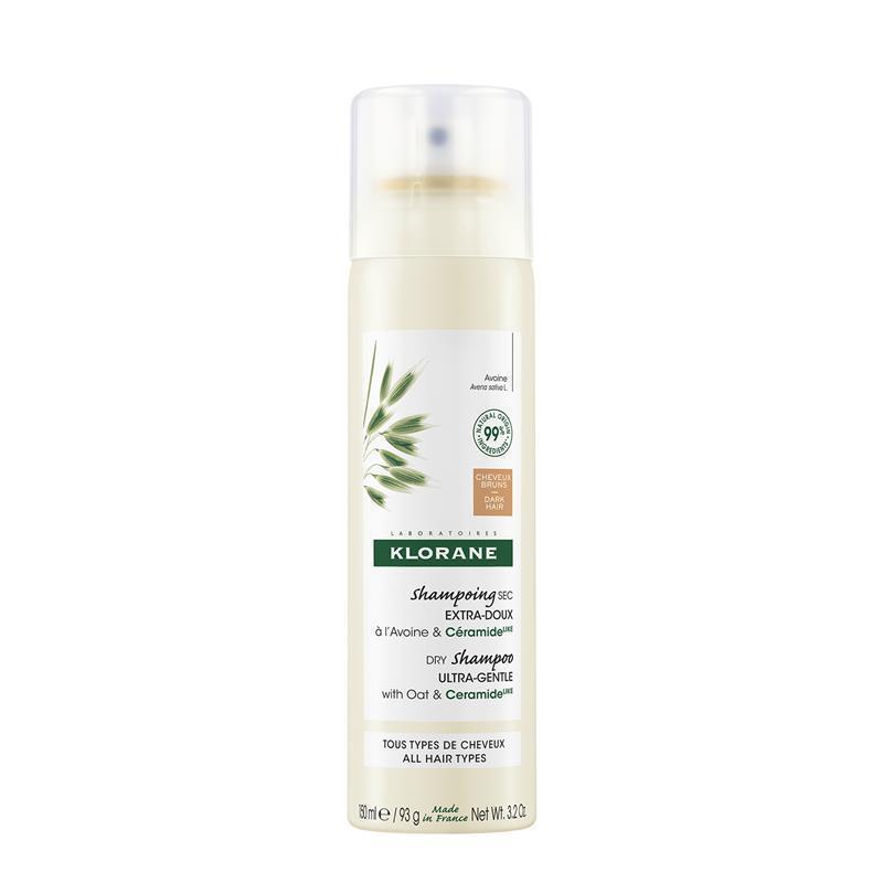 Klorane Dry Shampoo With Oat & Ceramide Dark Hair 150ml - GimmeNow