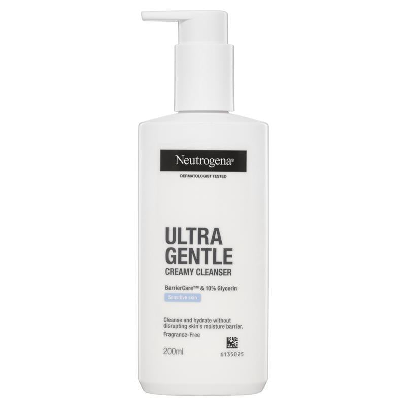 Neutrogena Ultra Gentle Creamy Face Cleanser 200ml - GimmeNow