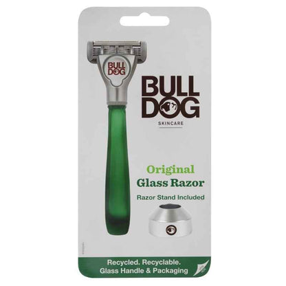 Bulldog Original Glass Razor & Stand Kit + 1 Blade
