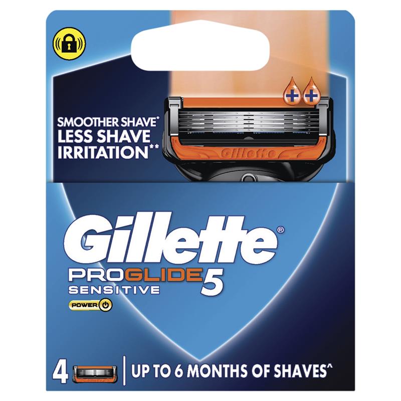 Gillette Fusion Proglide Power Razor Blades 4 Pack