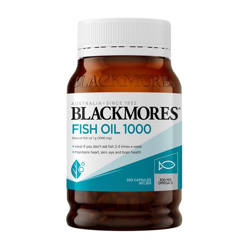 Blackmores Fish Oil 1000mg 200 Capsules