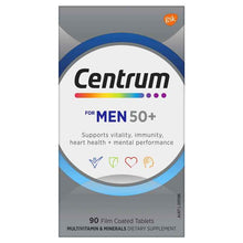 Centrum For Men 50+ Multivitamin 90 Tablets Exclusive Size