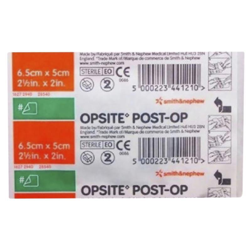 Opsite Post-Op 6.5cm x 5cm Single Dressing