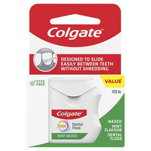 Colgate Dental Floss Total Mint Waxed 100m
