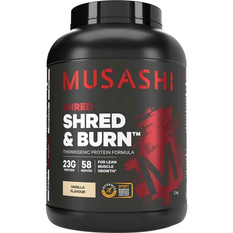 Musashi Shred And Burn Vanilla 2kg