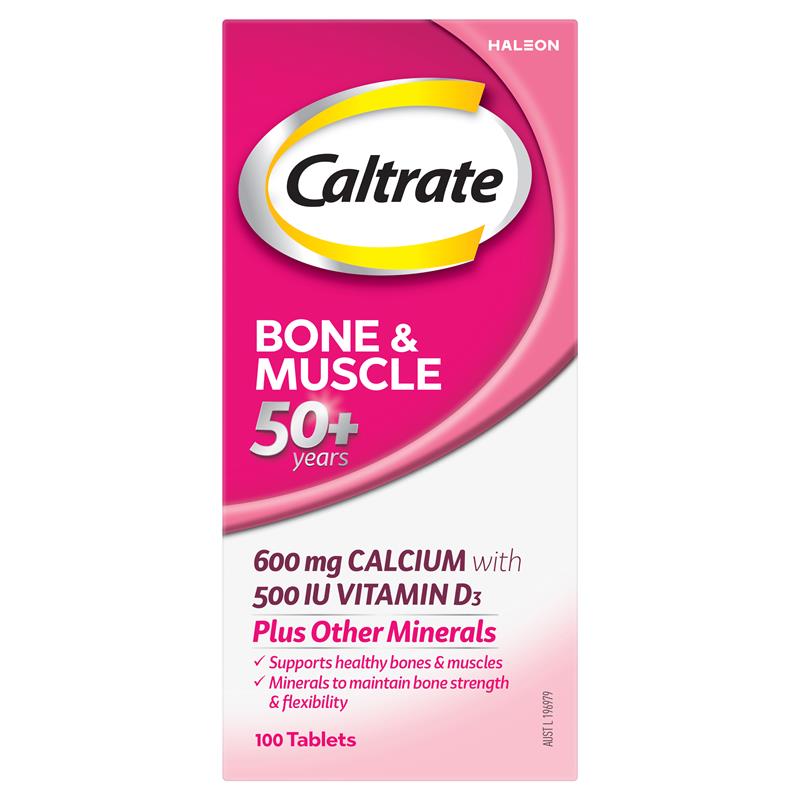 Caltrate Bone & Muscle 50+ 100 Tablets