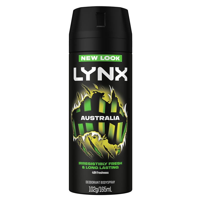 Lynx Deodorant Australia 165ml