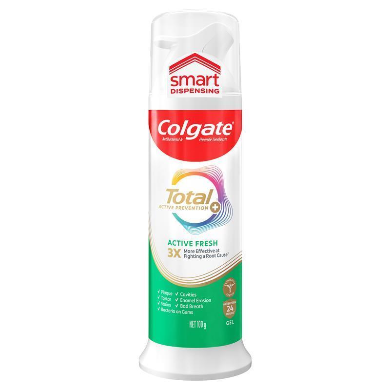Colgate Toothpaste Total Active Prevention Active Fresh Pump 100g