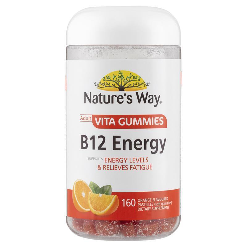 Nature's Way Adult Vita Gummies B12 Energy 160 Gummies Exclusive Size - GimmeNow