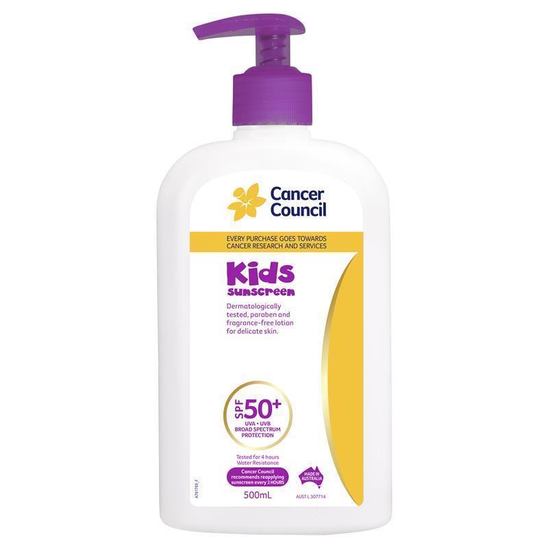 Cancer Council SPF 50+ Kids 500ml Pump