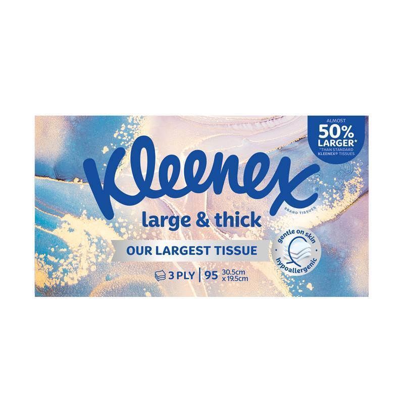 Kleenex Facial Tissues 95 Large and Thick