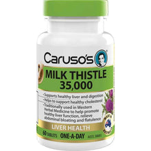 Carusos One a Day Milk Thistle 60 Tablets