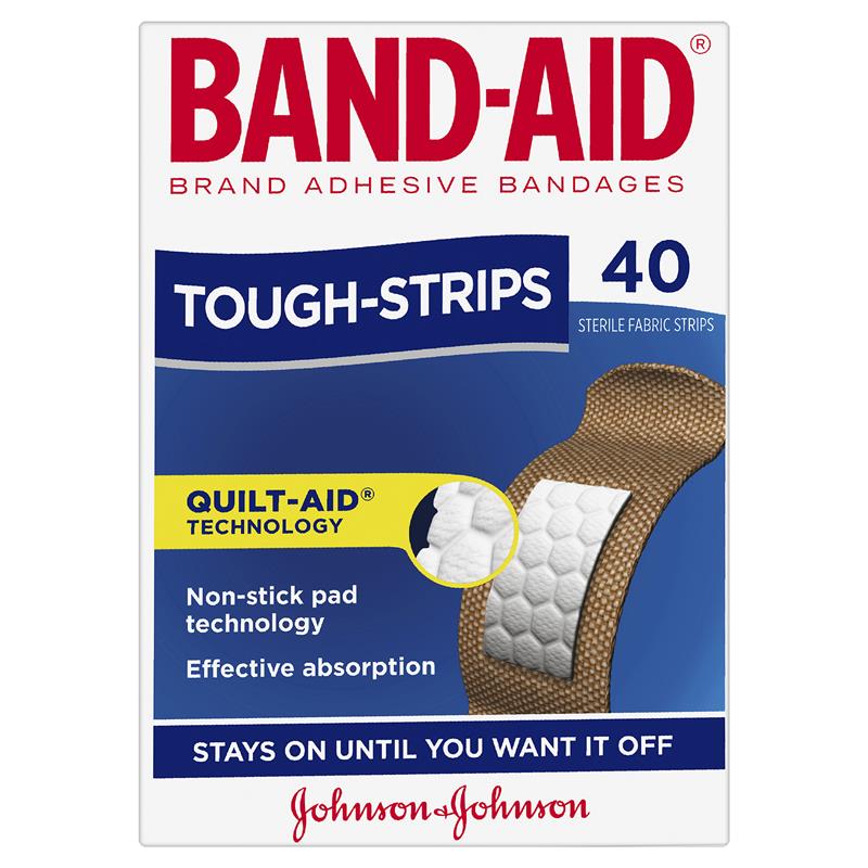 Band-Aid Tough Strips 40 Pack - GimmeNow