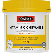 Swisse Vitamin C 500mg 310 Chewable Tablets - GimmeNow