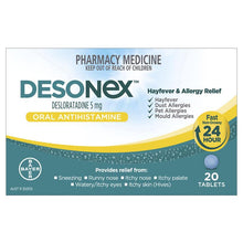 Desonex Allergy & Hayfever 5mg 20 Tablets - GimmeNow