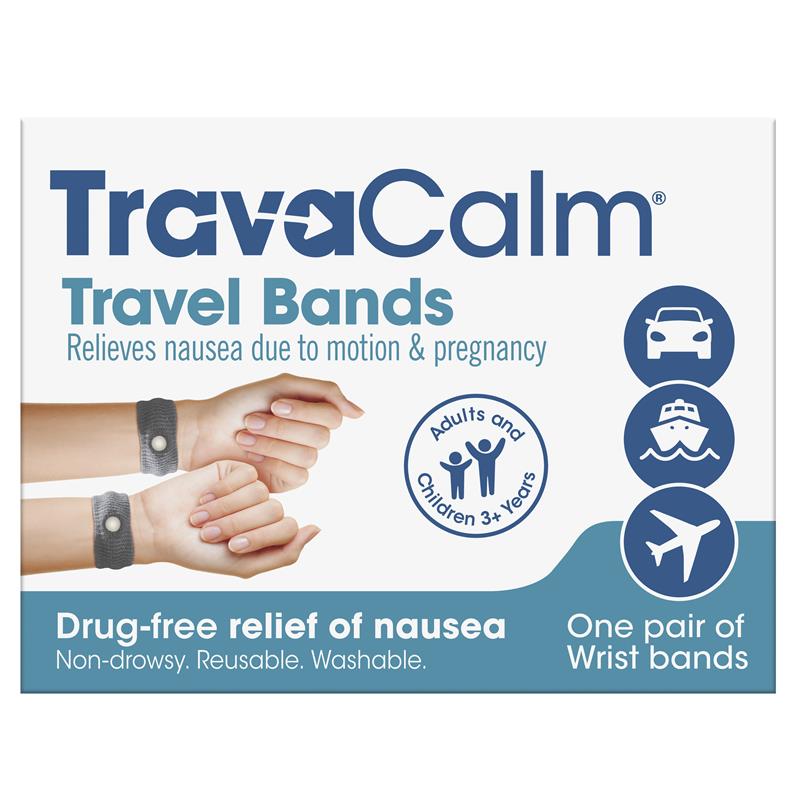 Travacalm Travel Sickness Travel Band 2 Pack