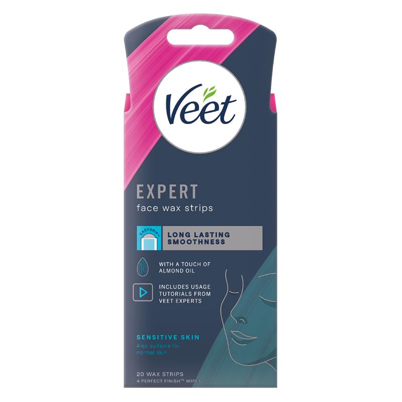 Veet Expert Cold Wax Face 20 Pack