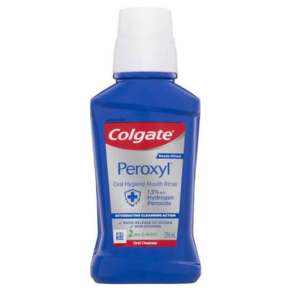 Colgate Peroxyl Oral Cleanser Mint Flavour 236mL