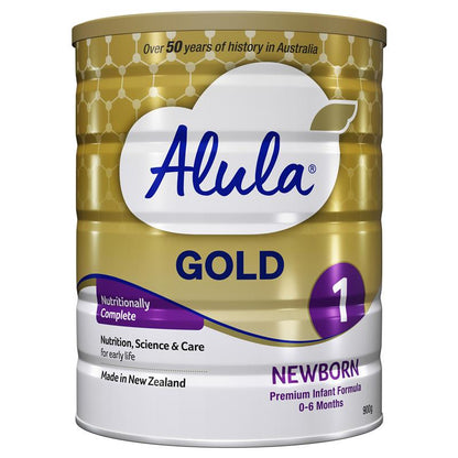 Alula Gold Stage 1 Newborn Infant Formula 0-6 Months 900g