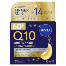 NIVEA Q10 Anti-Wrinkle Extra Nourish Deep Restoring Night Cream 50ml