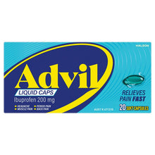 Advil Ibuprofen Pain Relief 20 Liquid Capsules