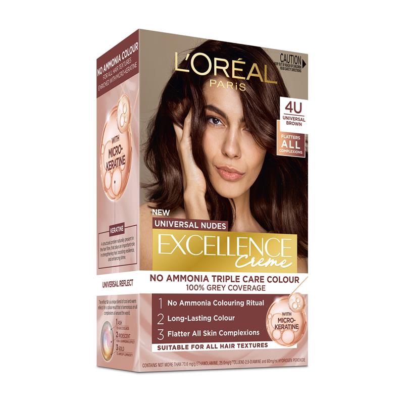 L'Oreal Excellence Creme Universal Nudes Brown 4U