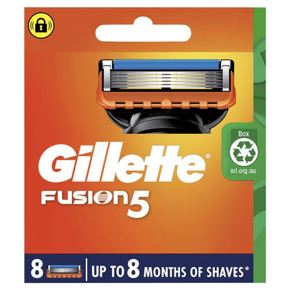 Gillette Fusion Manual Razor Blades 8 Pack