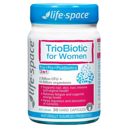 Life-Space TrioBiotic for Women 30 Capsules