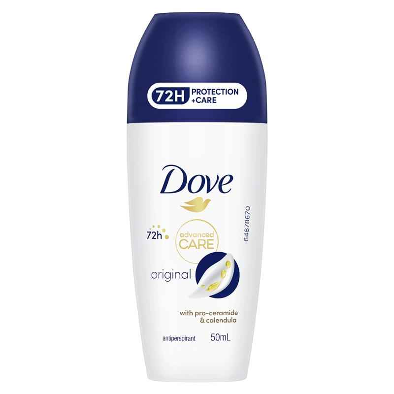 Dove Women Advanced Care Antiperspirant Deodorant 72h Roll On Original 50ml