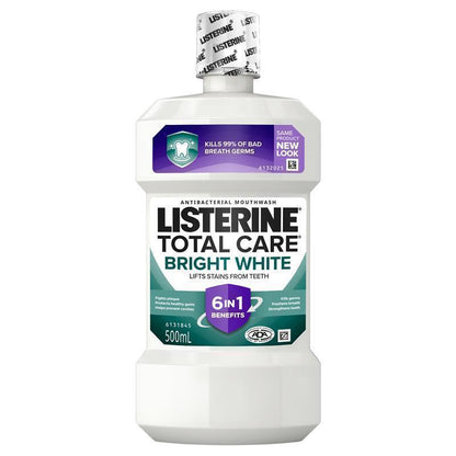 Listerine Mouthwash Bright White 500ml