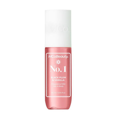 MCoBeauty Black Plum & Vanilla No. 1 Fragrance Hair & Body Mist 90ml - GimmeNow