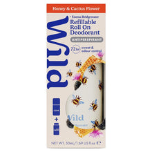 Wild Deodorant Antiperspirant Roll On Emma Bridgewater Bee Case Honey & Cactus Flower 50ml