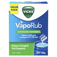 Vicks VapoRub Ointment Decongestant Chest Rub 100g - GimmeNow