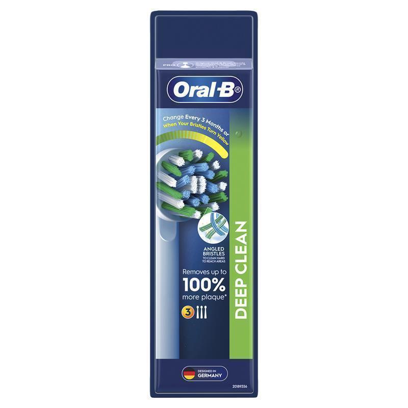 Oral B Power Toothbrush Cross Action Refills Rainbow 3 Pack