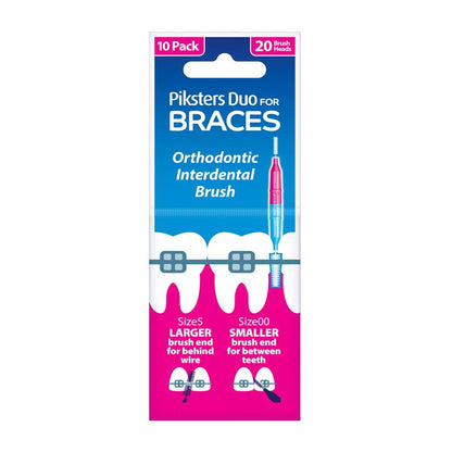 Piksters Interdental  Brushes Braces 10 Pack