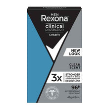 Rexona Men Clinical Protection Antiperspirant Cream Stick Clean Scent 45ml
