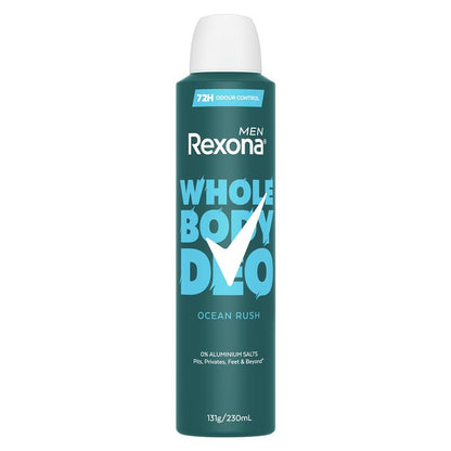 Rexona Men Whole Body Deodorant Aerosol Ocean ush 230ml