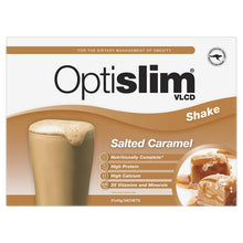 Optislim VLCD Meal Replacement Shake Salted Caramel 21x43g Sachets - GimmeNow