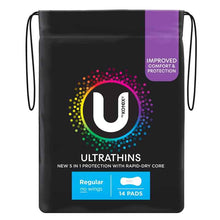 U By Kotex Ultrathins Pads Regular 14 Pack